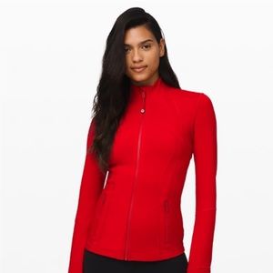 Lululemon Define Jacket size 8 red